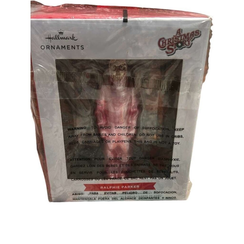 New Hallmark Ralphie Parker A Christmas Story Bunny Suit Christmas Ornament